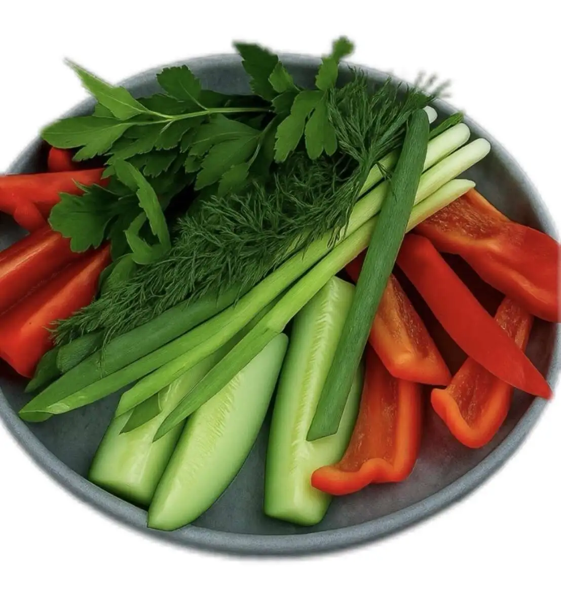 Ассорти из свежих овощей