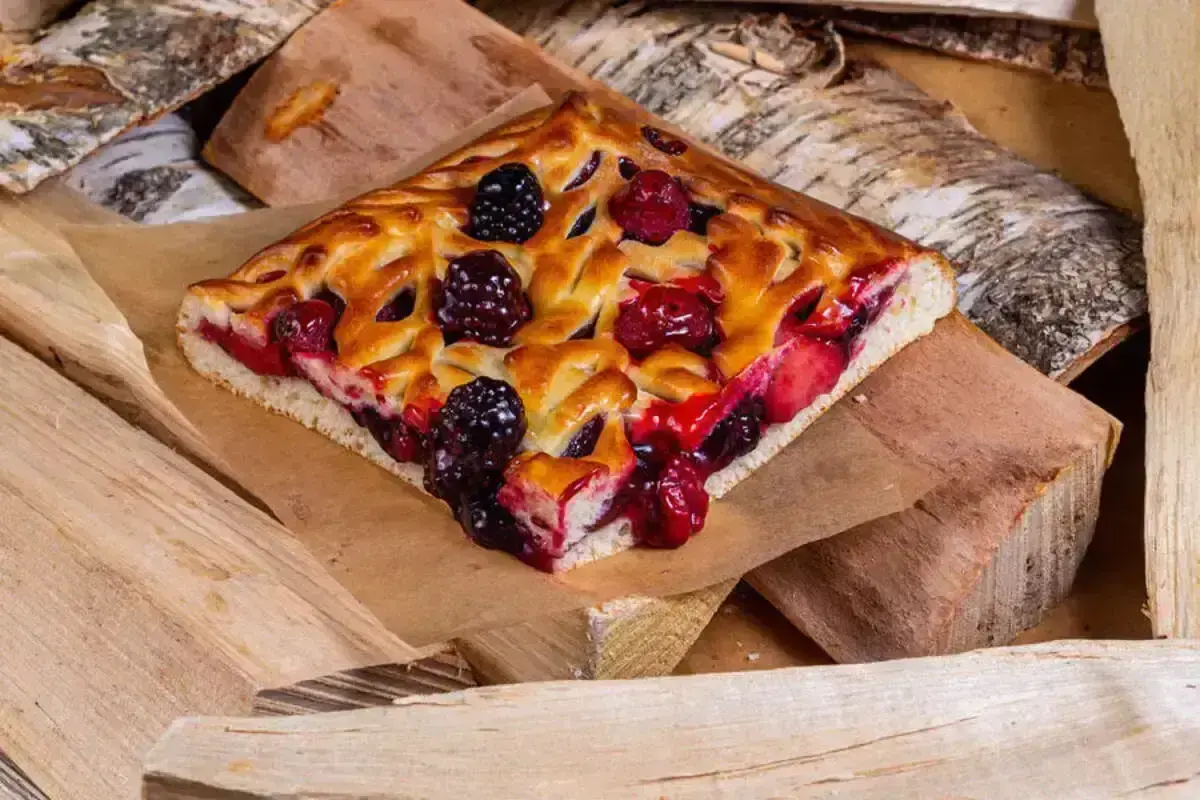 Пирог лесные ягоды