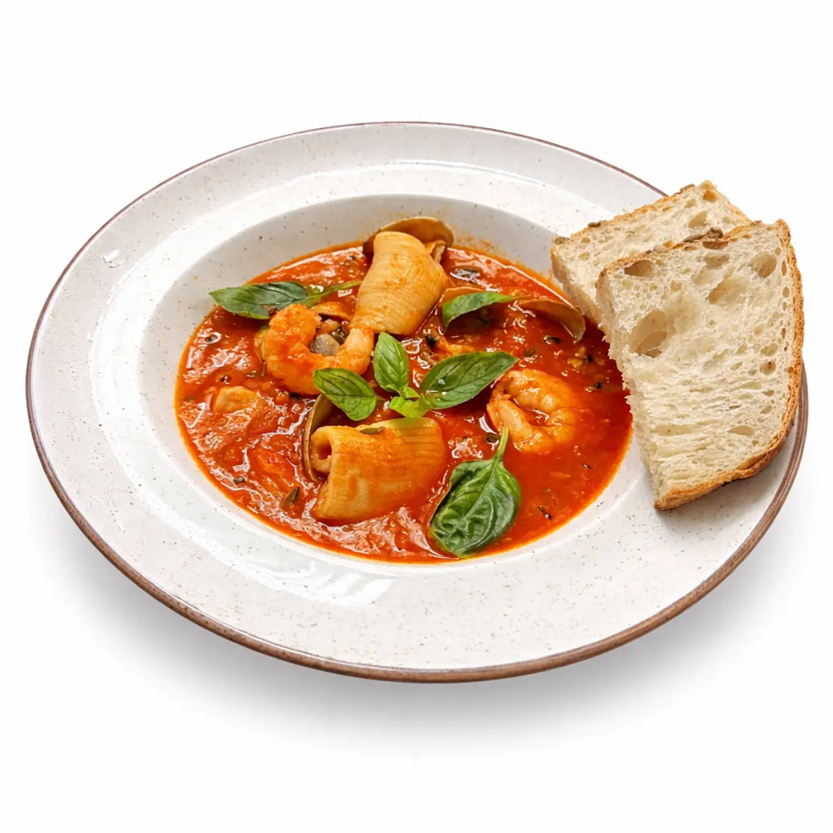 Суп с морепродуктами по-итальянски