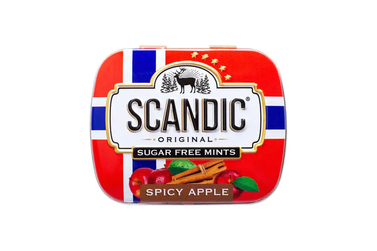 SCANDIC б/сахара со вкусом Пряное яблоко