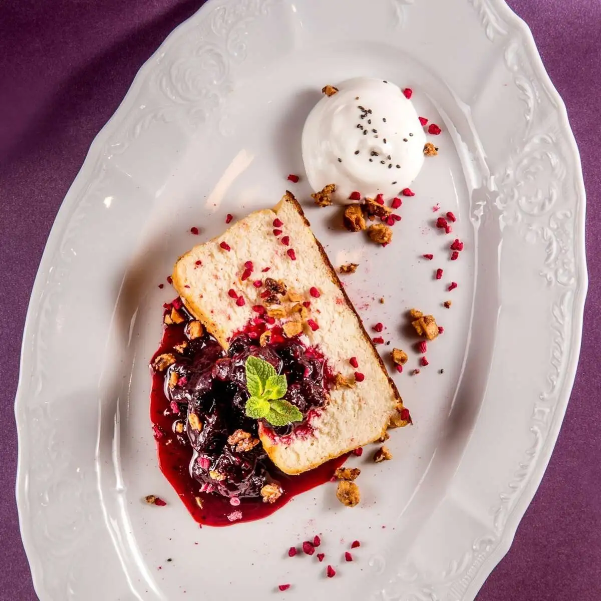 Творожная запеканка dolce с ягодным кули