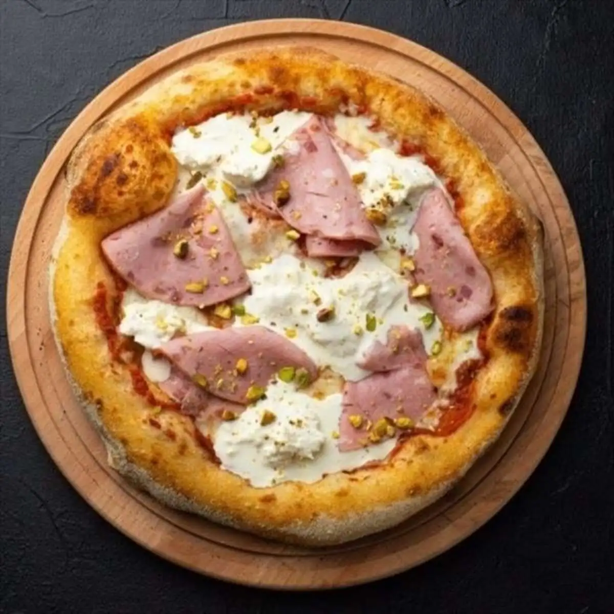 Пицца с мортаделлой и фисташками 25см