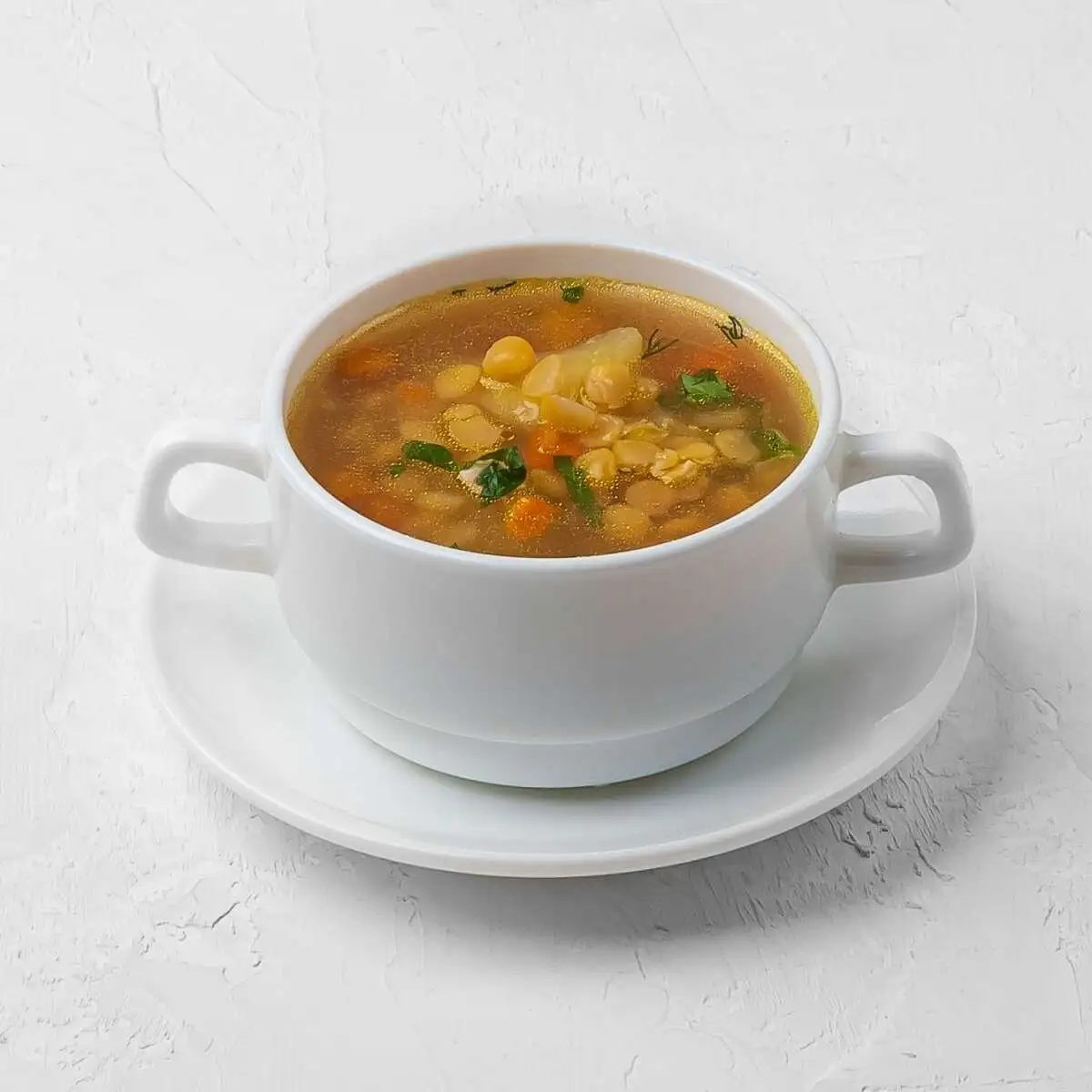 Суп гороховый постный