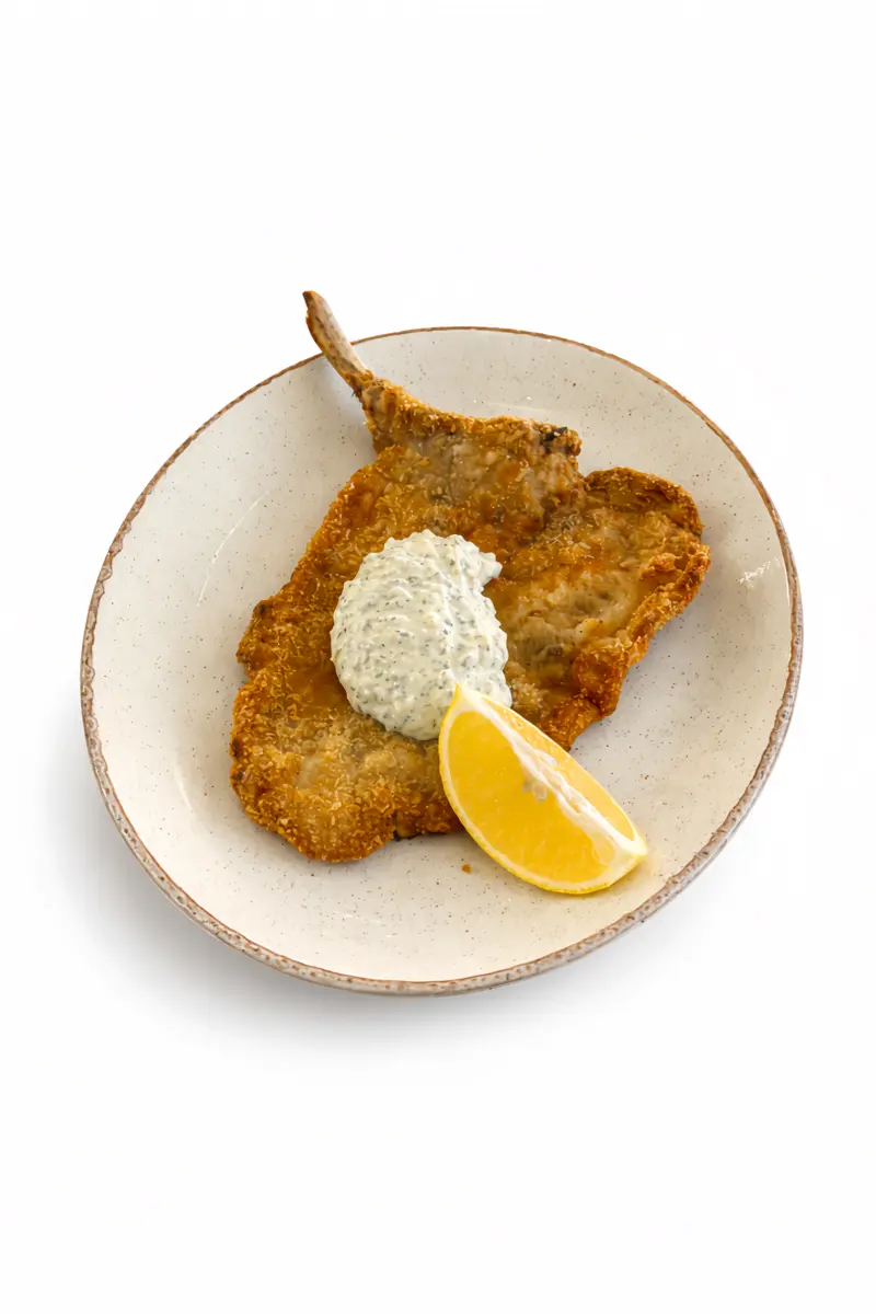 Шницель по-милански