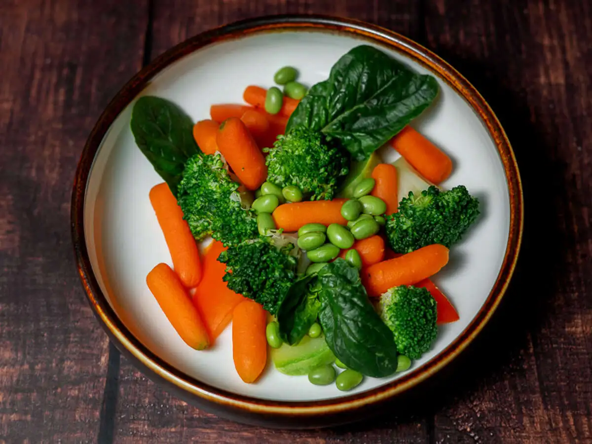 Микс овощей на пару 