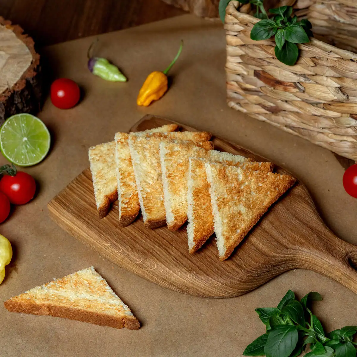 Хлеб тостовый собственного приготовления 