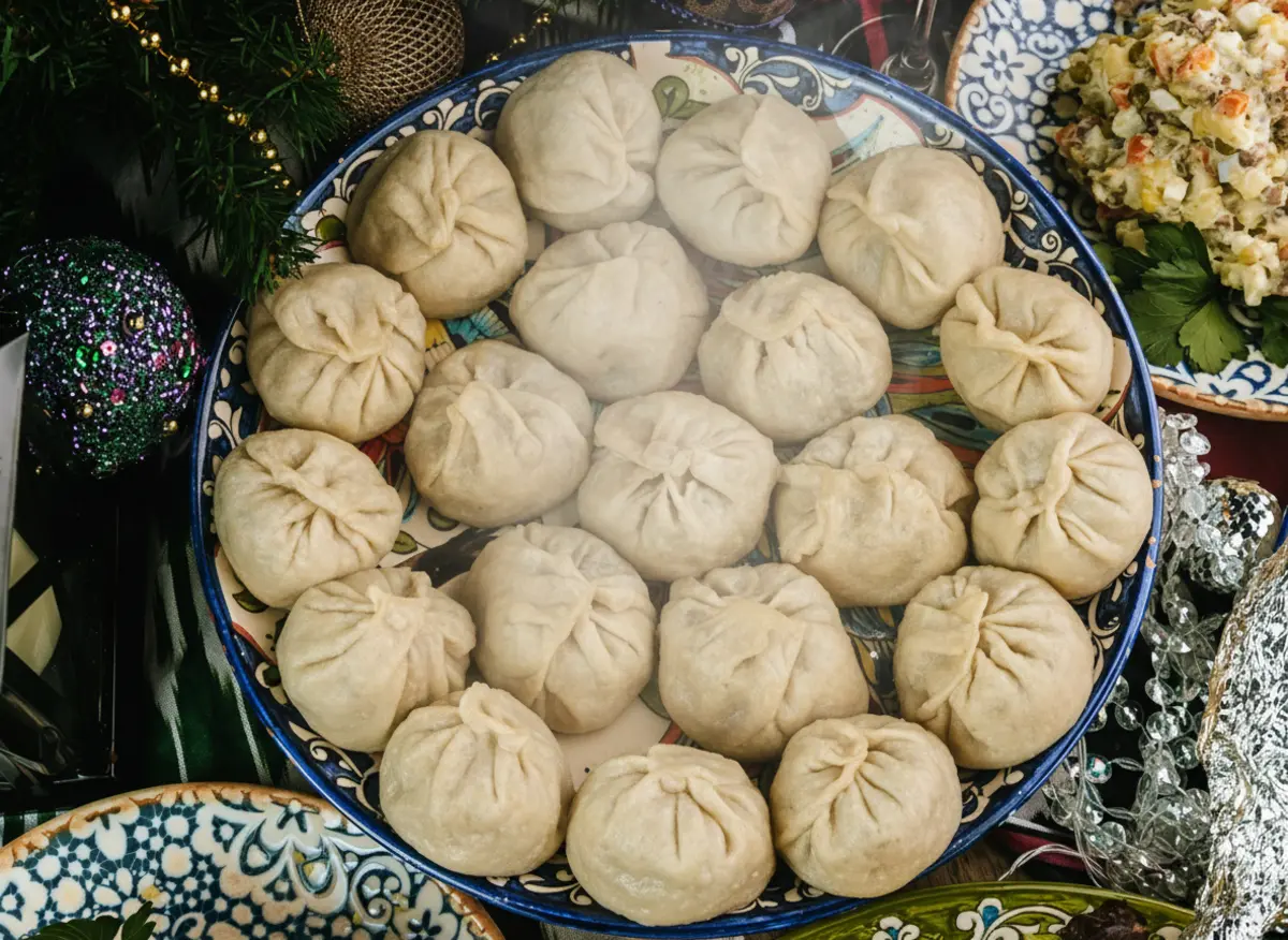 Манты из баранины на пару | 20шт