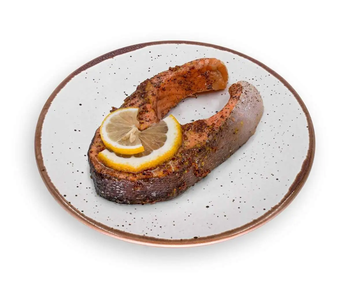 Форель в медово-горчичном соусе