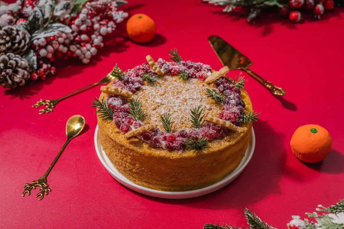 Торт Белый мёд Праздничный