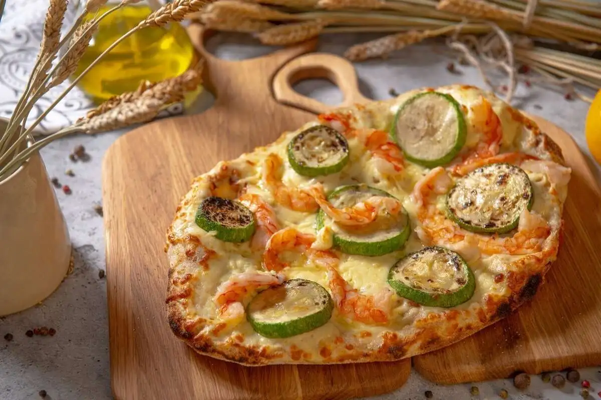 С цукини и креветками Рим 30 см