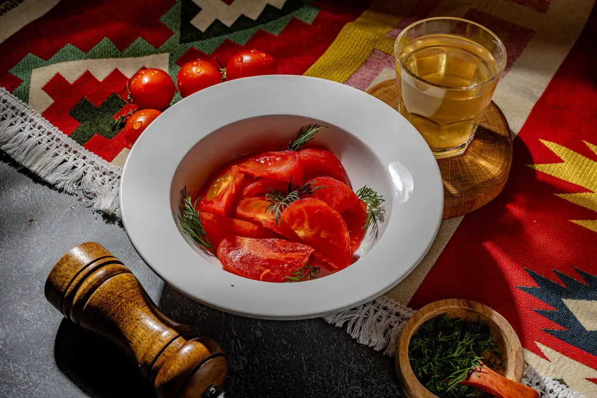 Трёхдневные помидоры в свежем маринаде