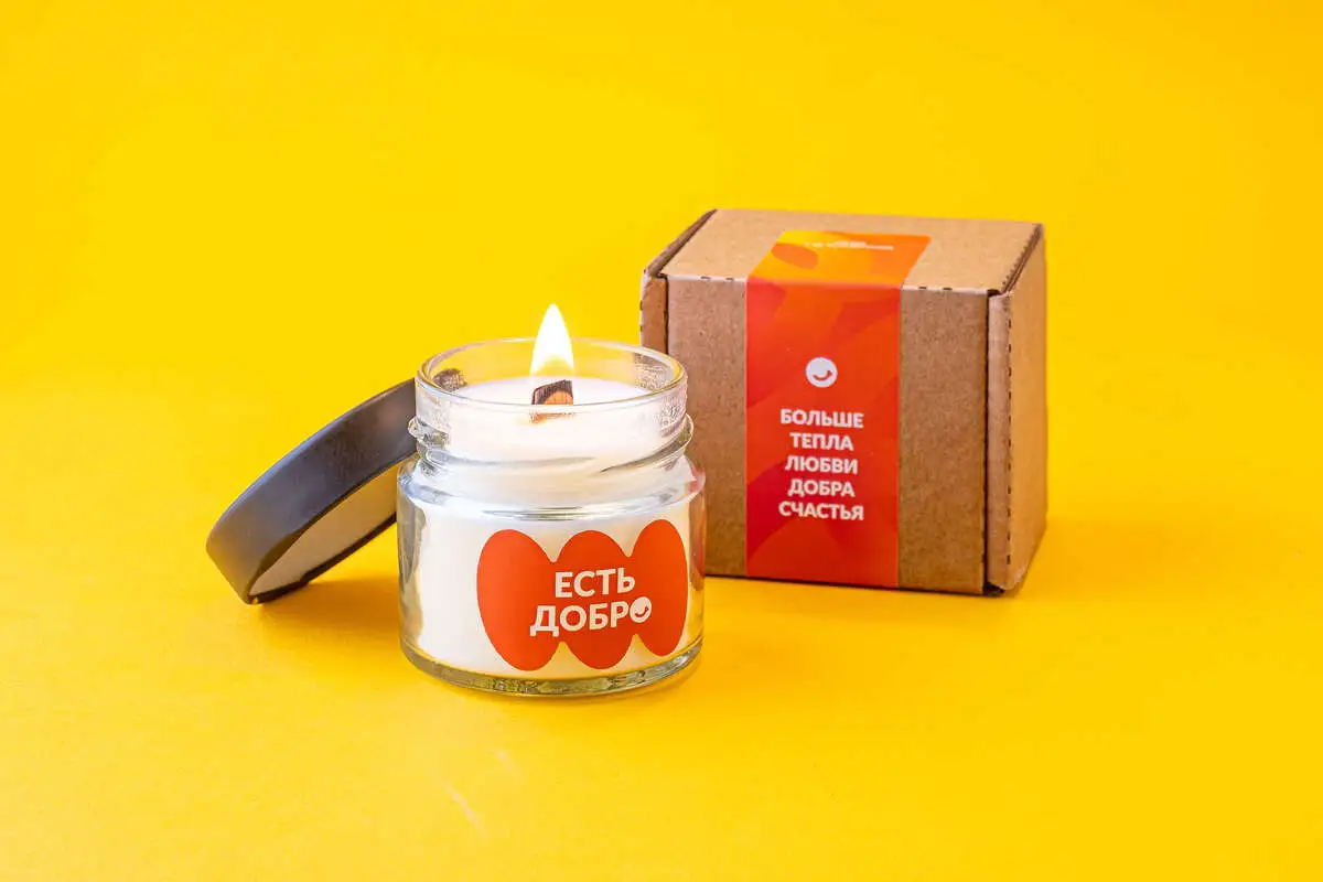 Свеча "Вкусная доставка"