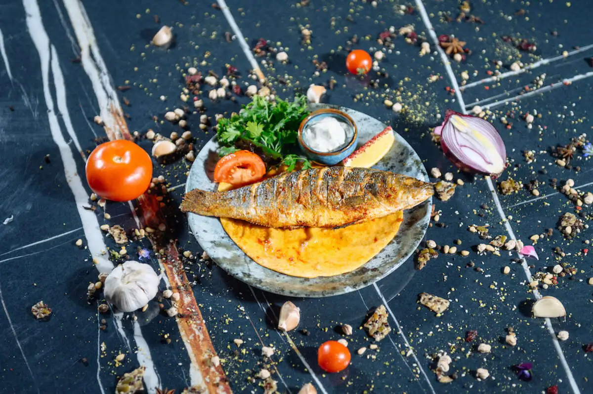 Форель радужная на гриле      за 100гр