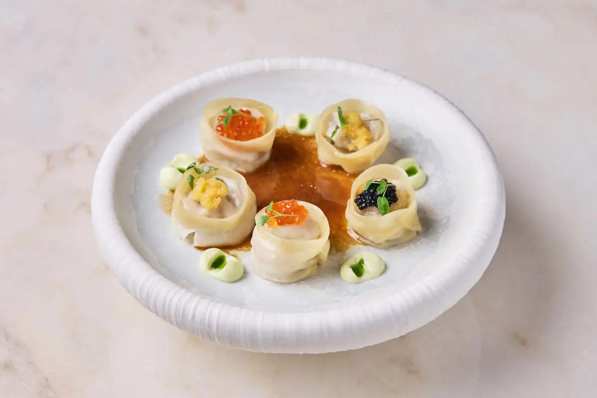 Гедза на пару с грибным жу