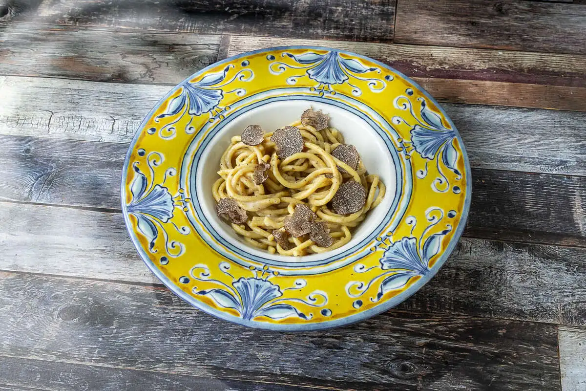 Любимая паста Риччи с трюфелем и чёрным перцем