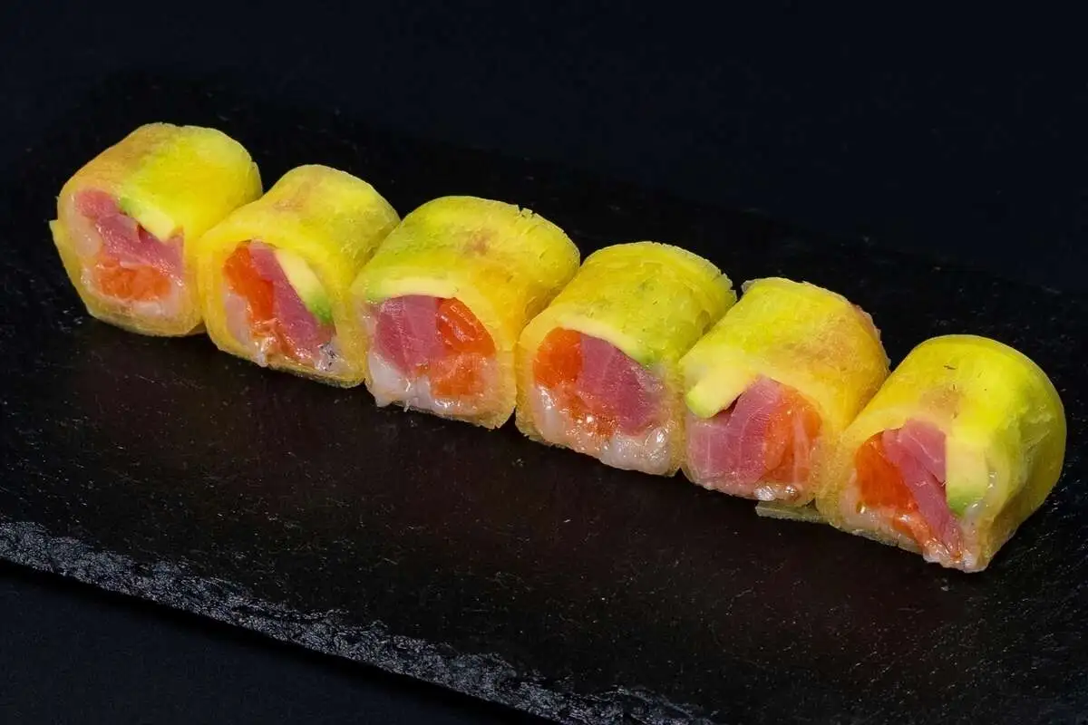 ролл без риса КРЕВЕТКА ТУНЕЦ АВОКАДО