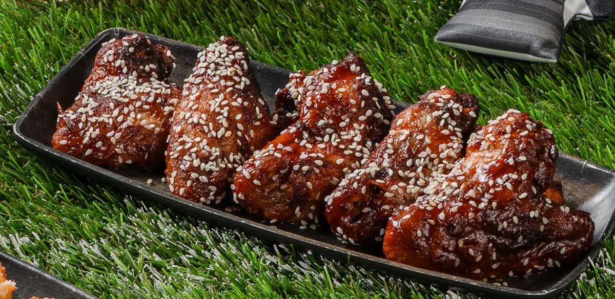 Куриные крылья в соусе терияки