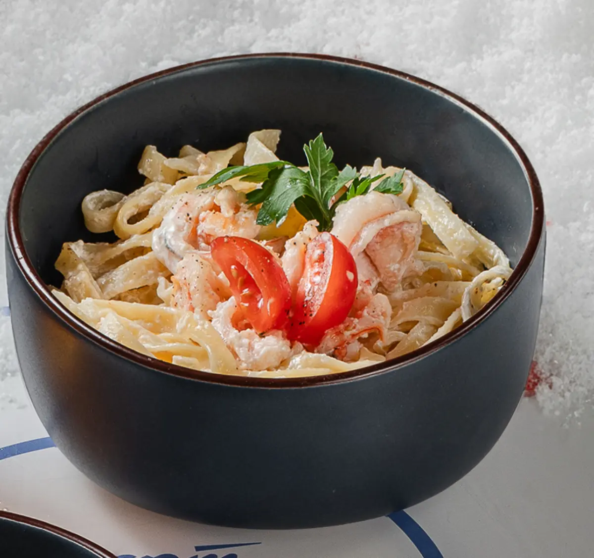 Паста с креветками