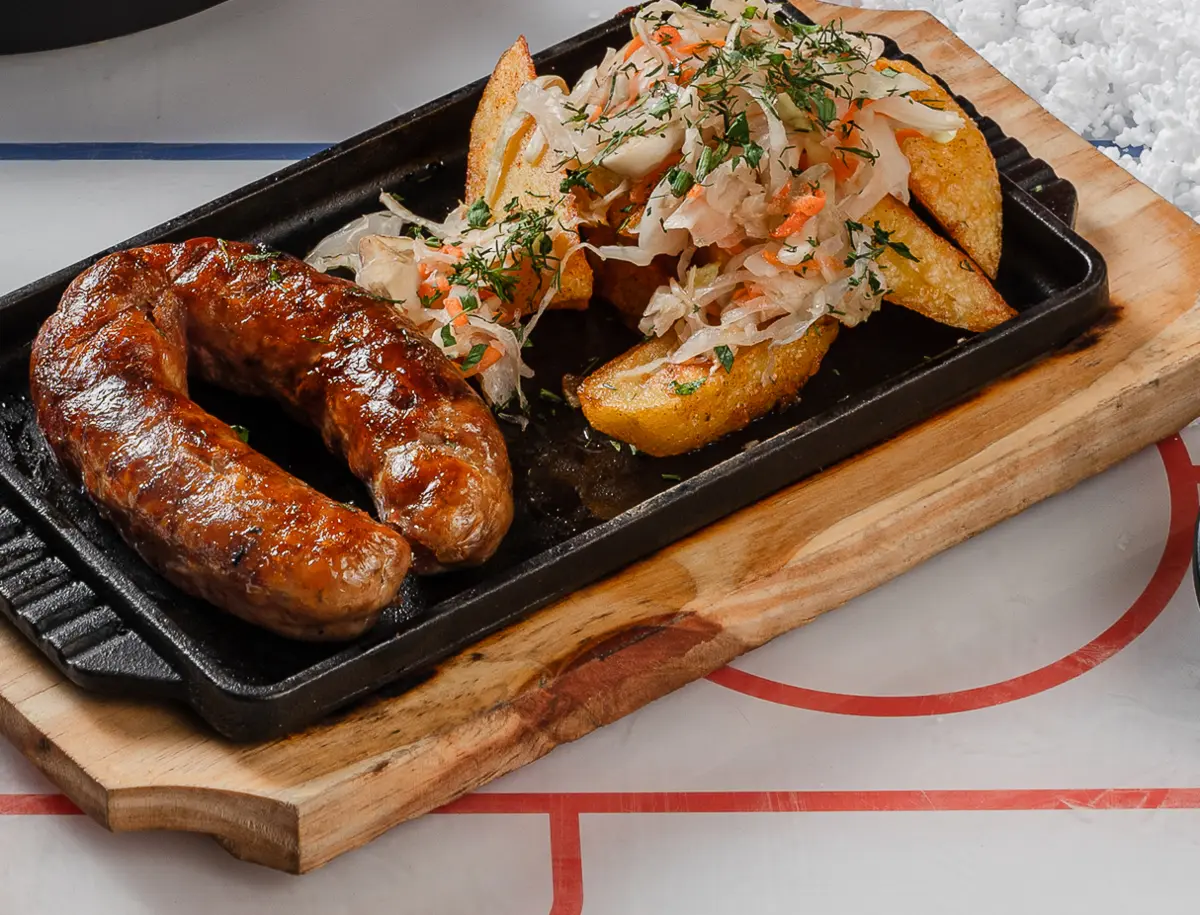 Купаты с пряным картофелем