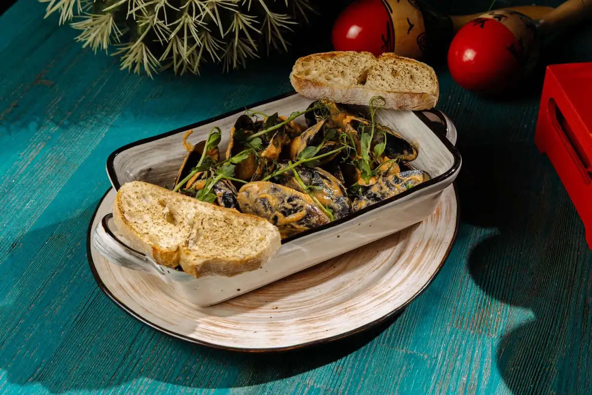  Мидии в Азиатском соусе