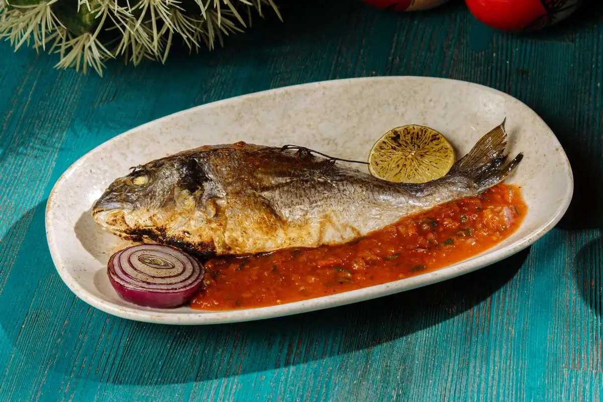 Дорадо на гриле