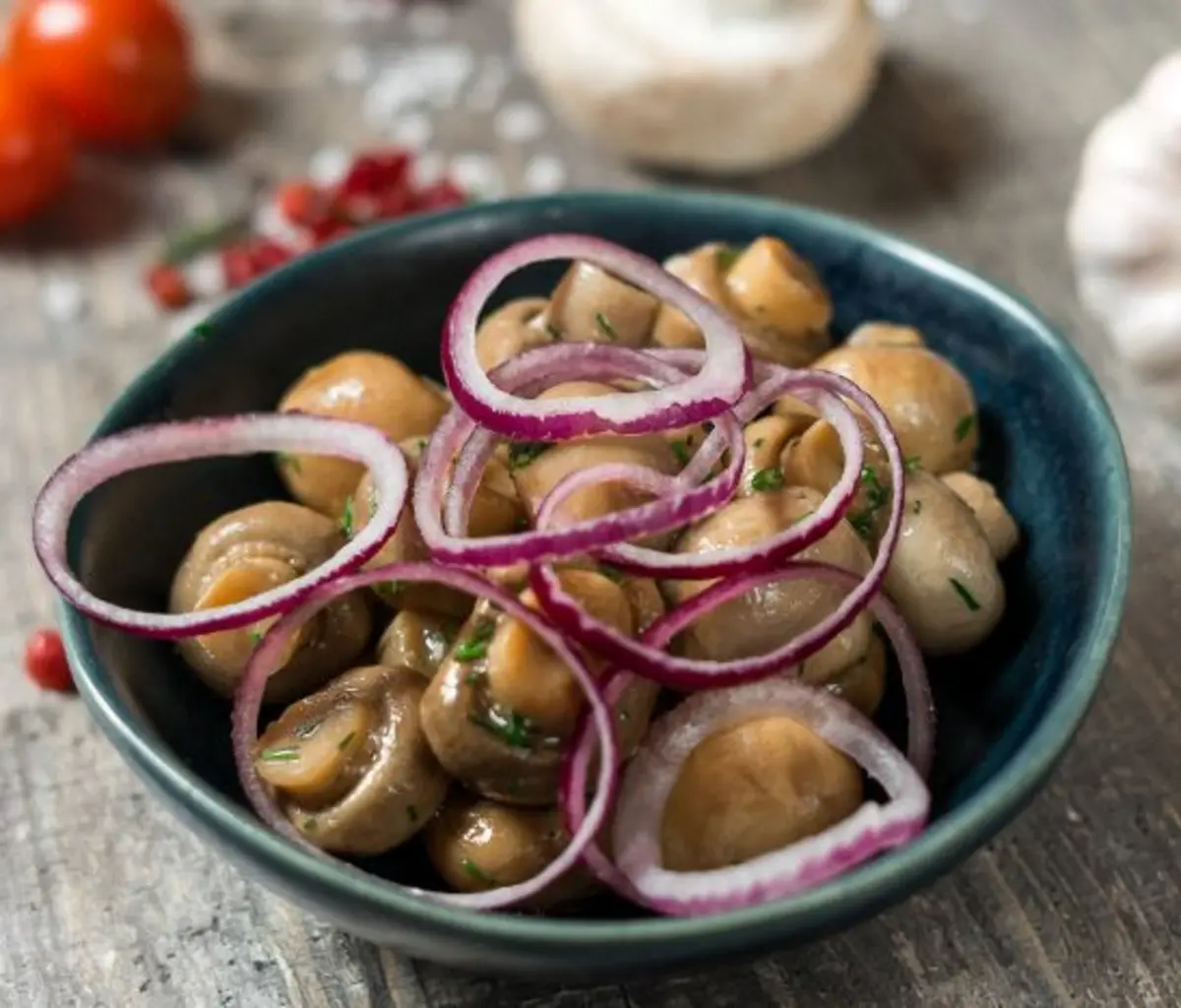 Грибы маринованные*