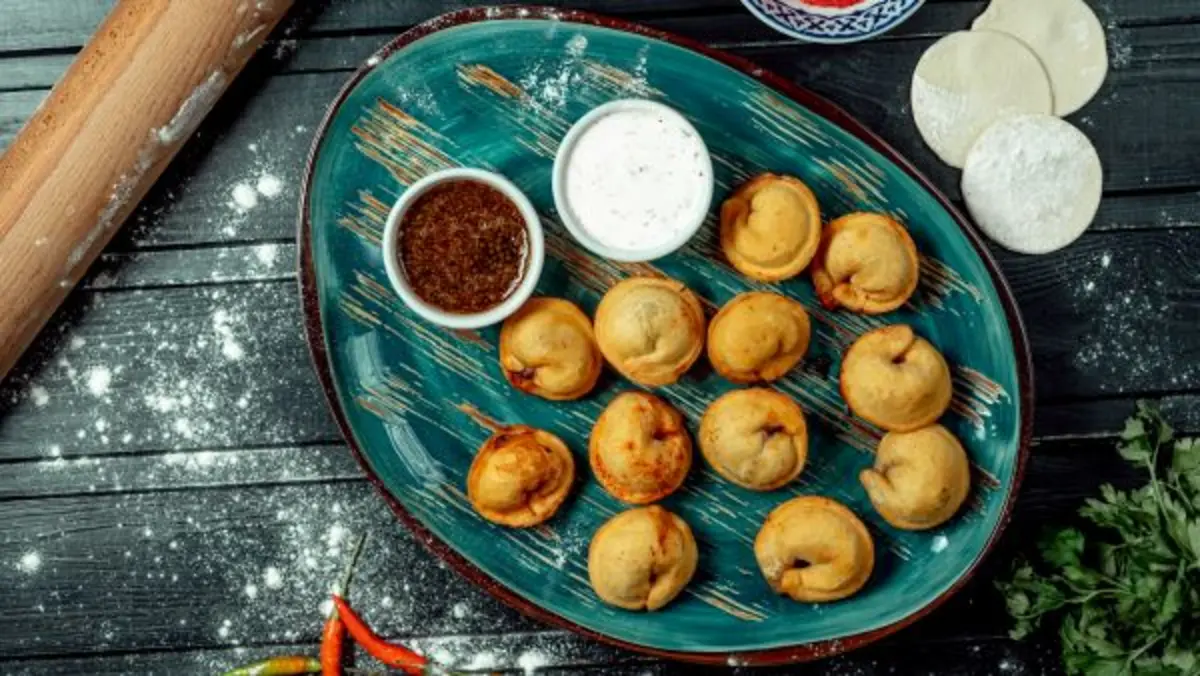 Пельмешки жареные*