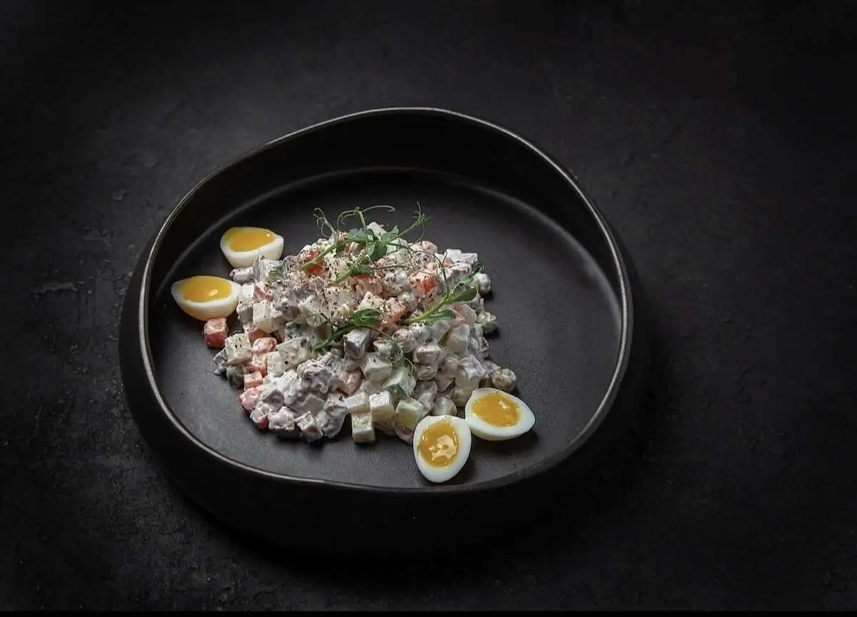 Оливье с PLATE MEAT