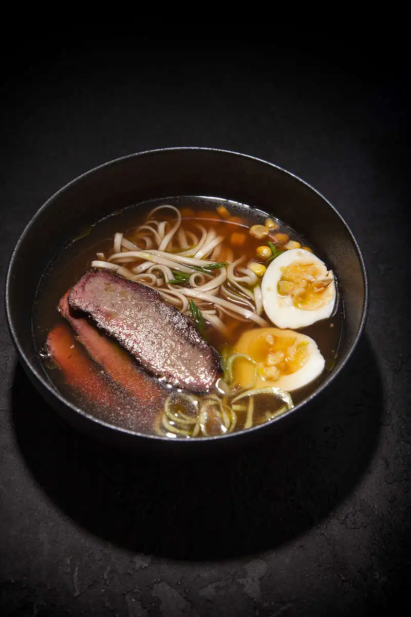 Рамен с брискетом