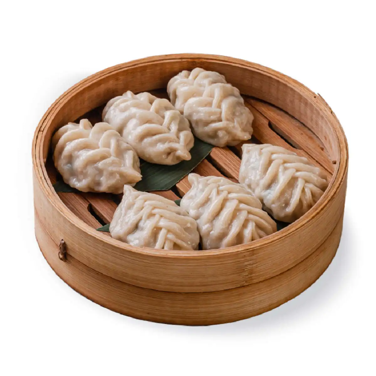 Китайские пельмени с курицей и грибами