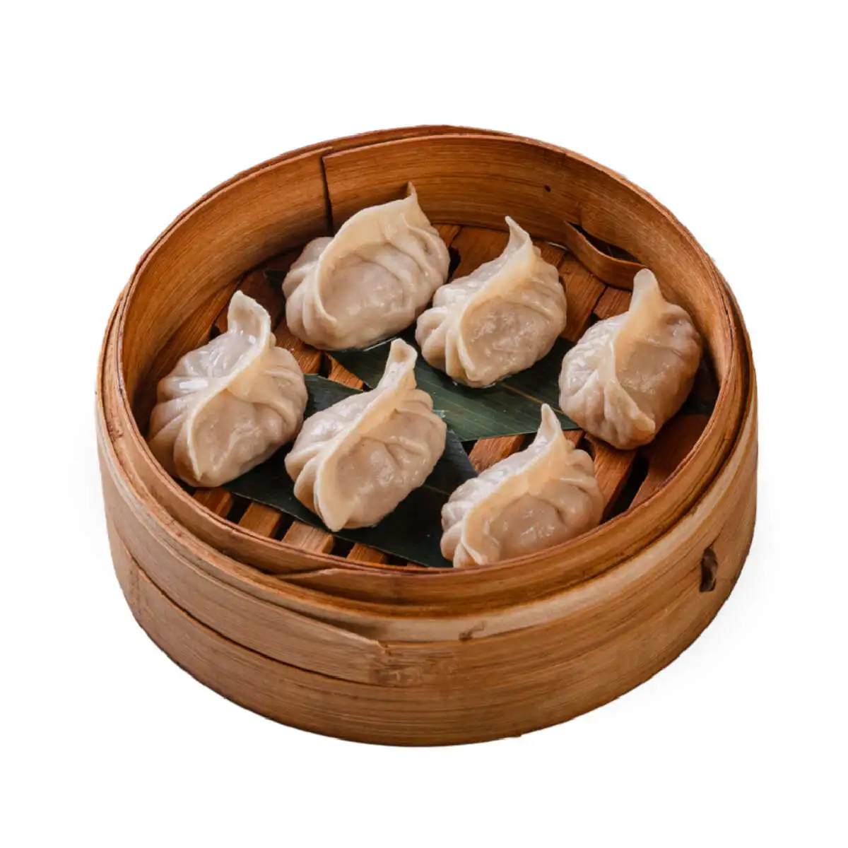 Пельмени со свининой и креветками и сельдереем