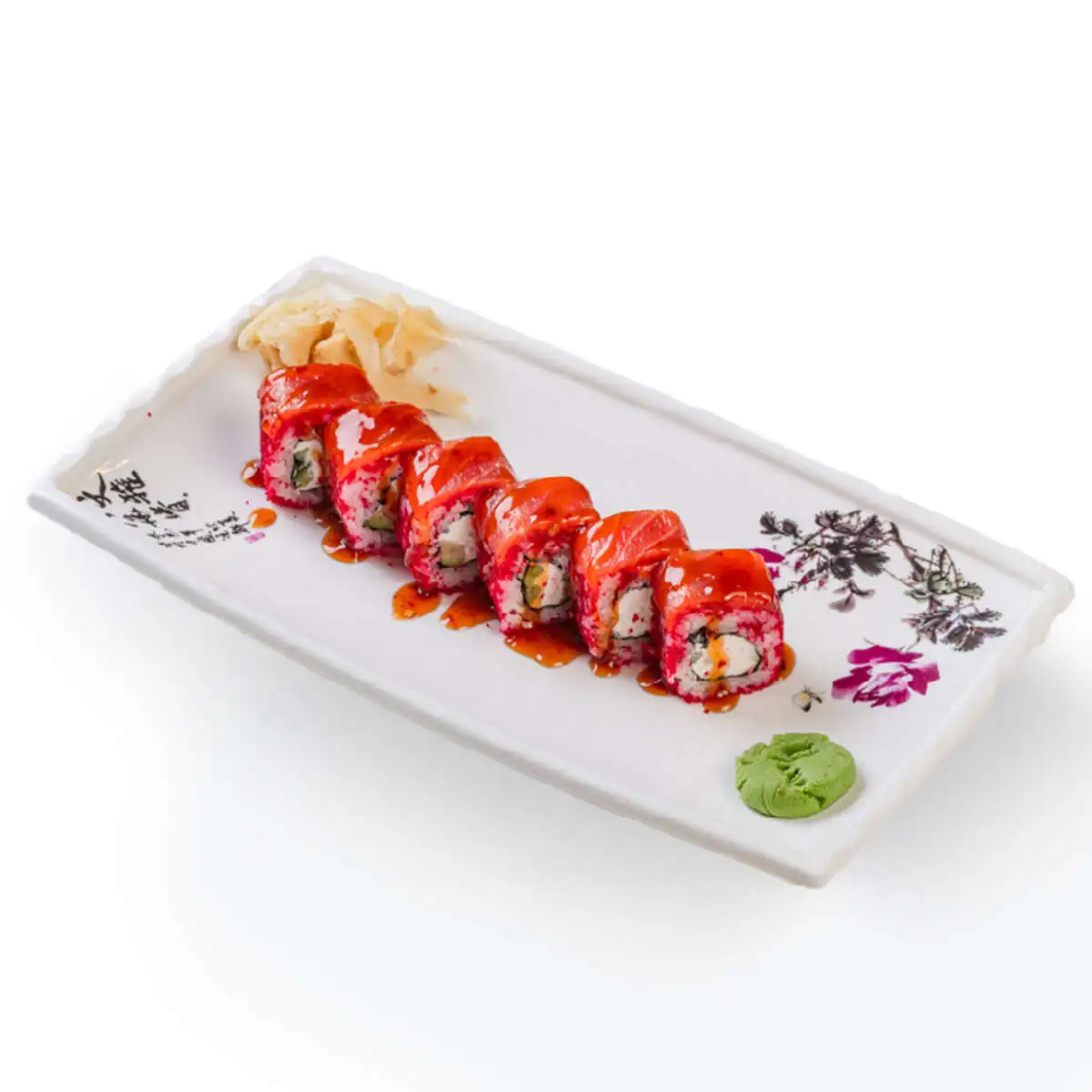 Ролл Калифорния с лососем