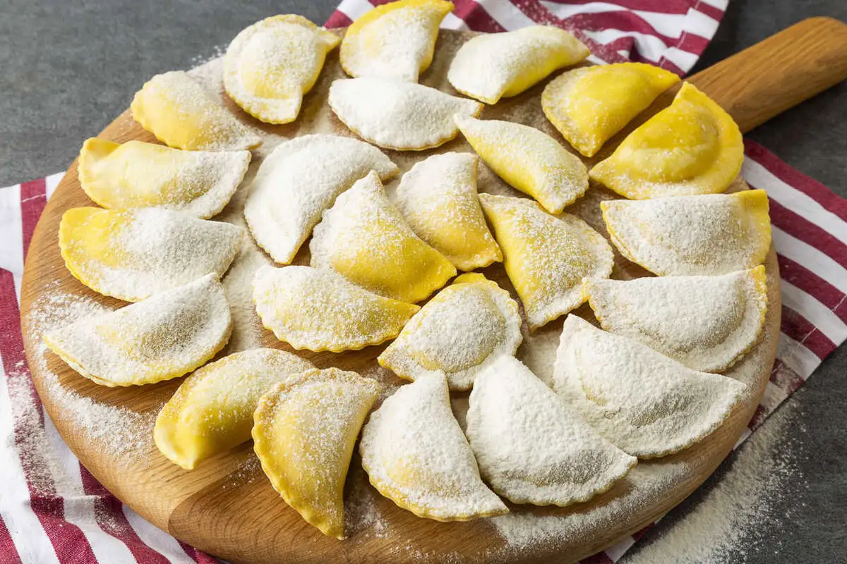 Равиоли из филе утки