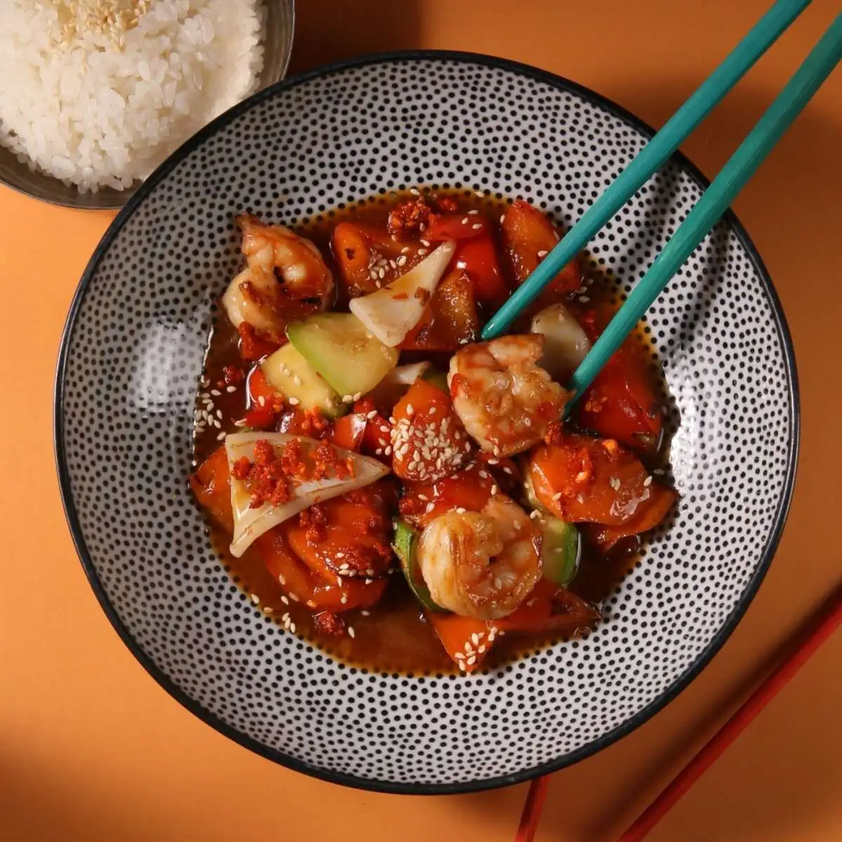 КРЕВЕТКИ С КАЛЬМАРОМ НАНБАДЗУКЕ