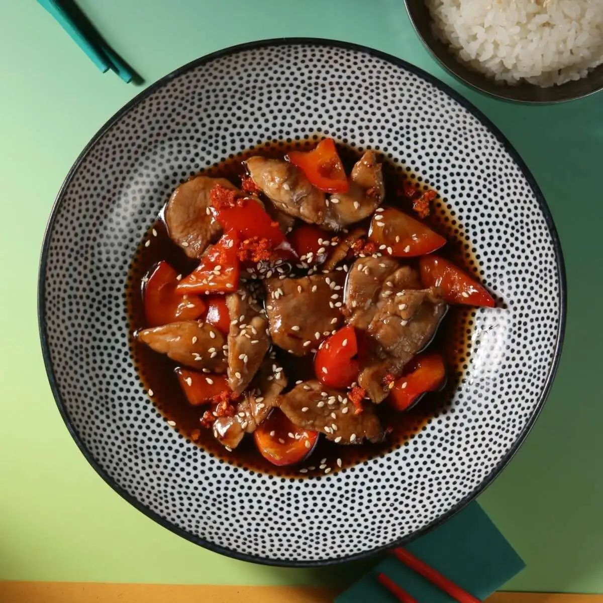 СВИНИНА ГОБАДЖОУ В КИСЛО-СЛАДКОМ