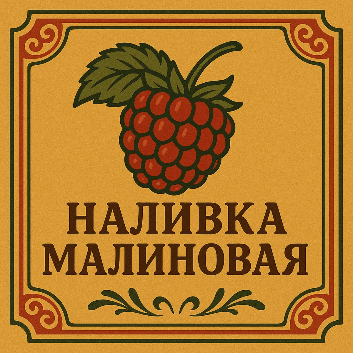 Наливка Малиновая 