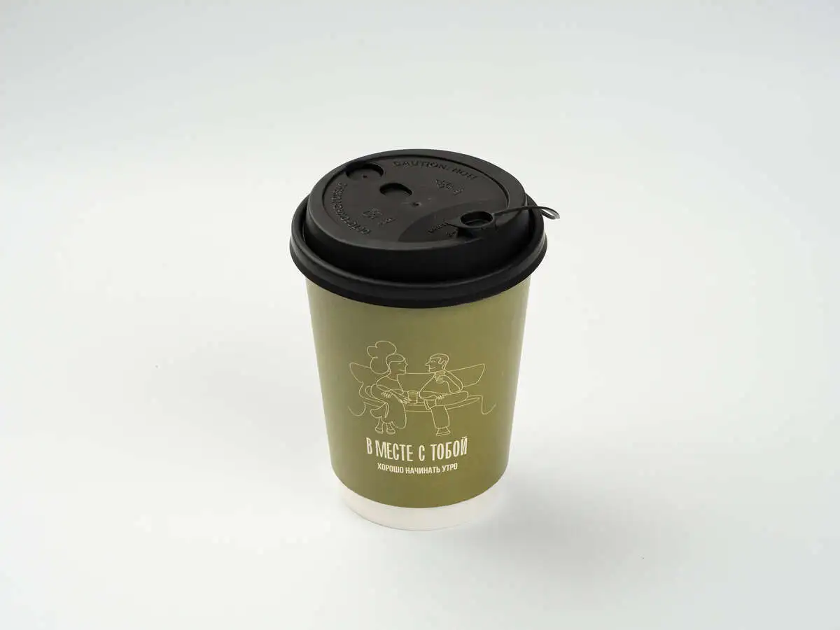 Латте без кофеина на растительном молоке средний