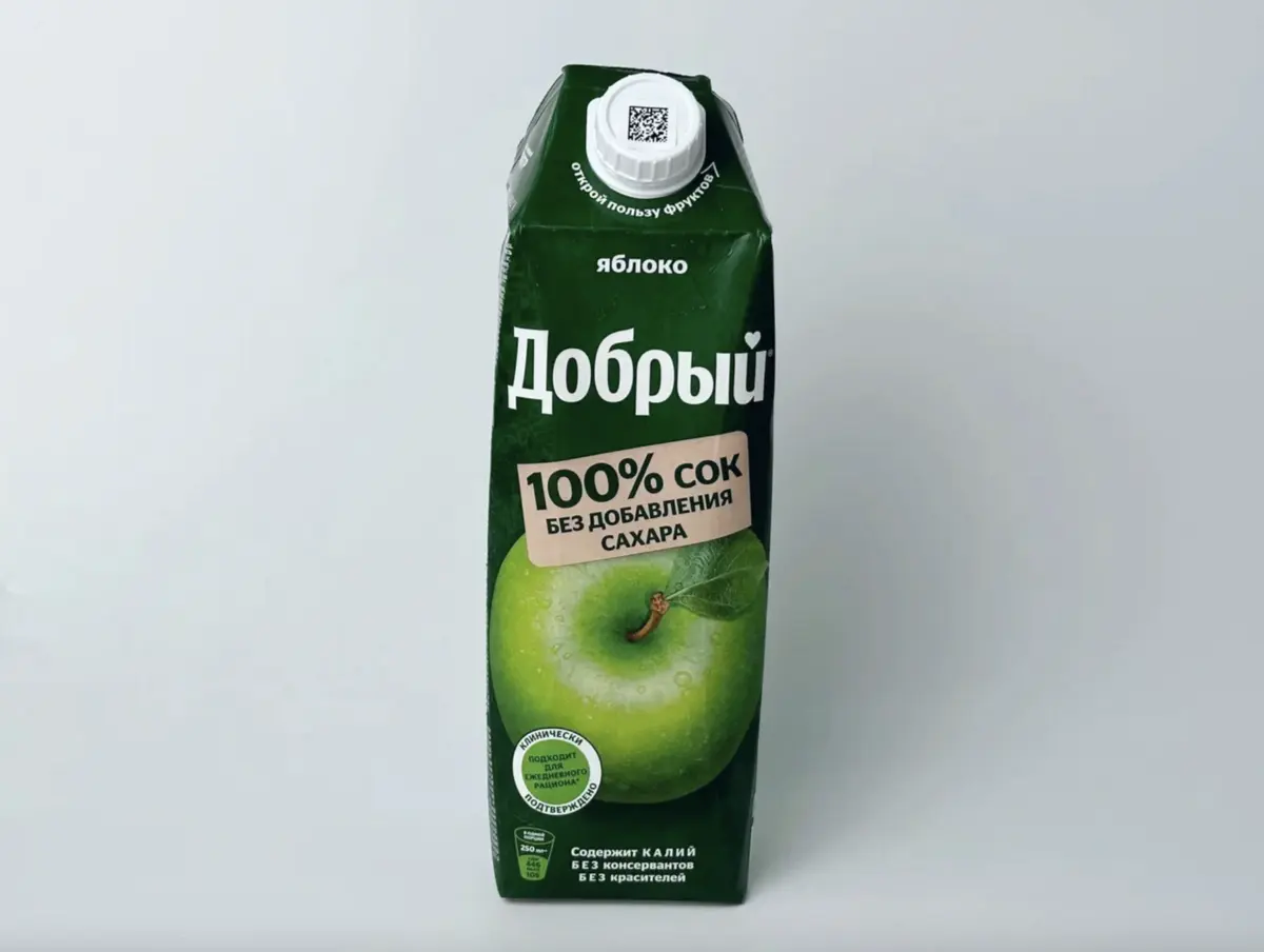 Добрый - зеленое яблоко 1 л.
