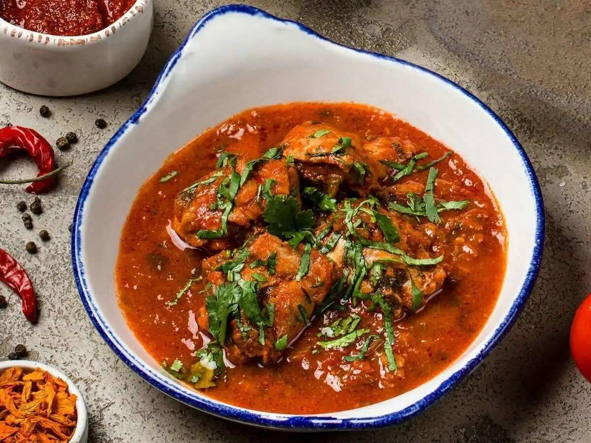 Чахохбили из курицы в остром соусе