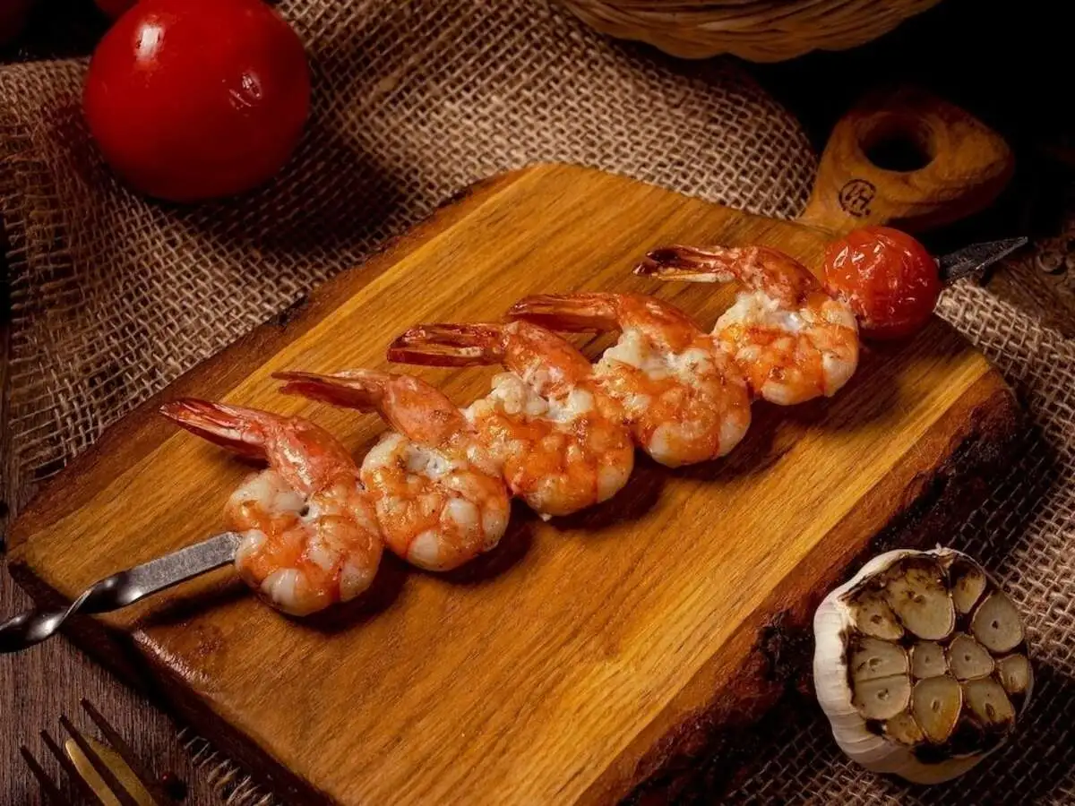 Шашлык из креветок (70 гр)