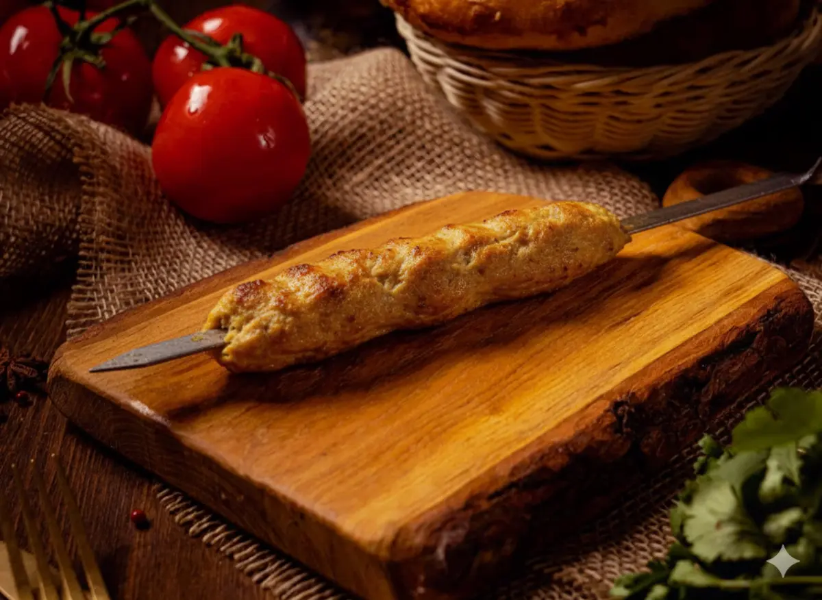 Люля-кебаб из рубленой курицы (80/20/10 гр)