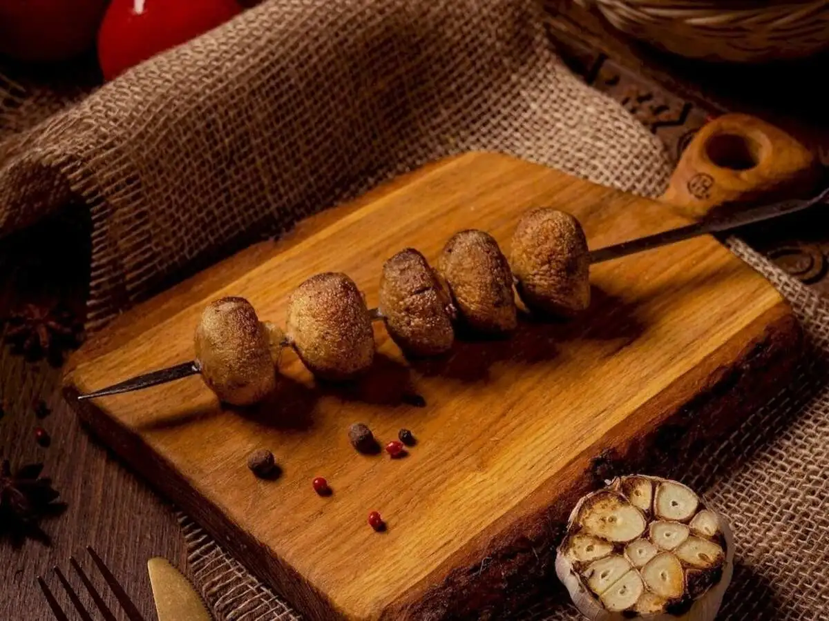 Шашлык из шампиньонов (70 гр)