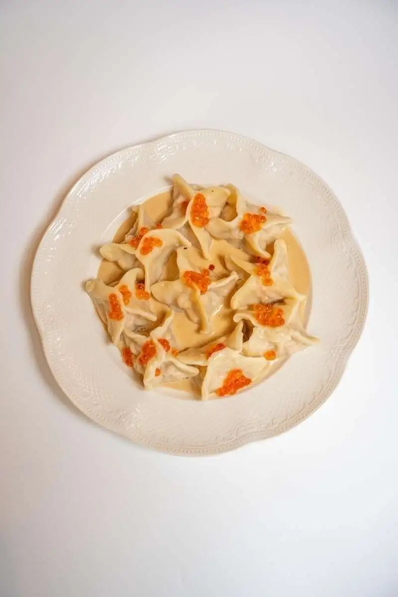 Пельмени с лососиной