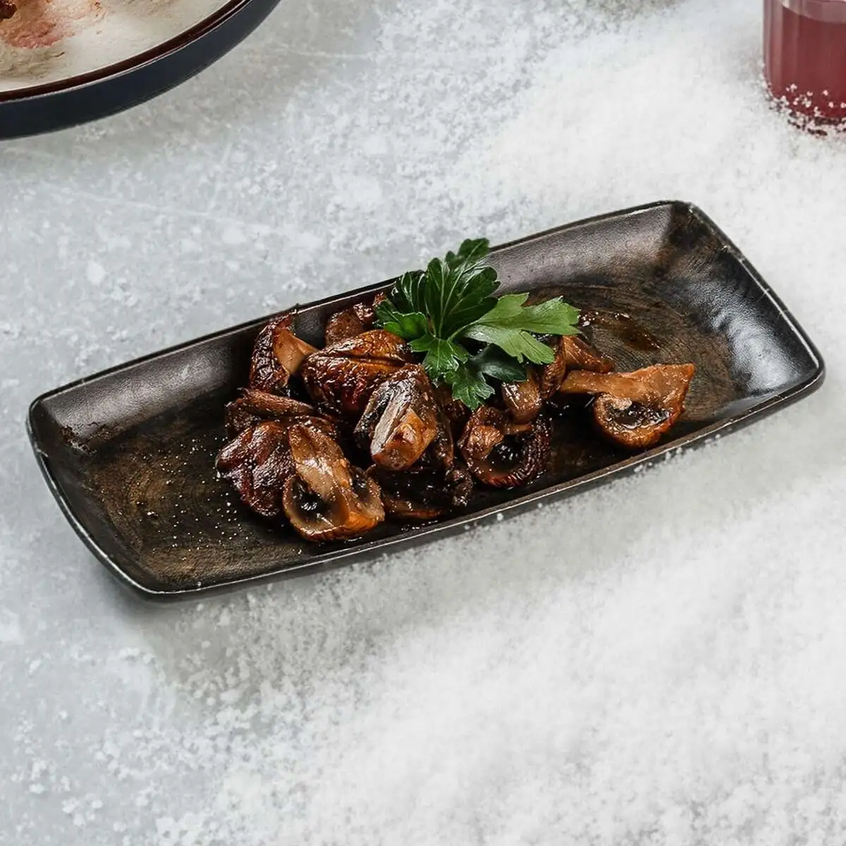 Шампиньоны на мангале