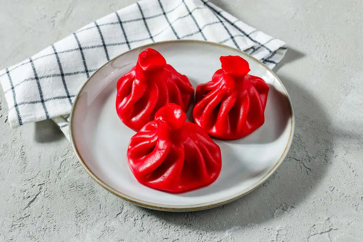 Хинкали баранина розовые