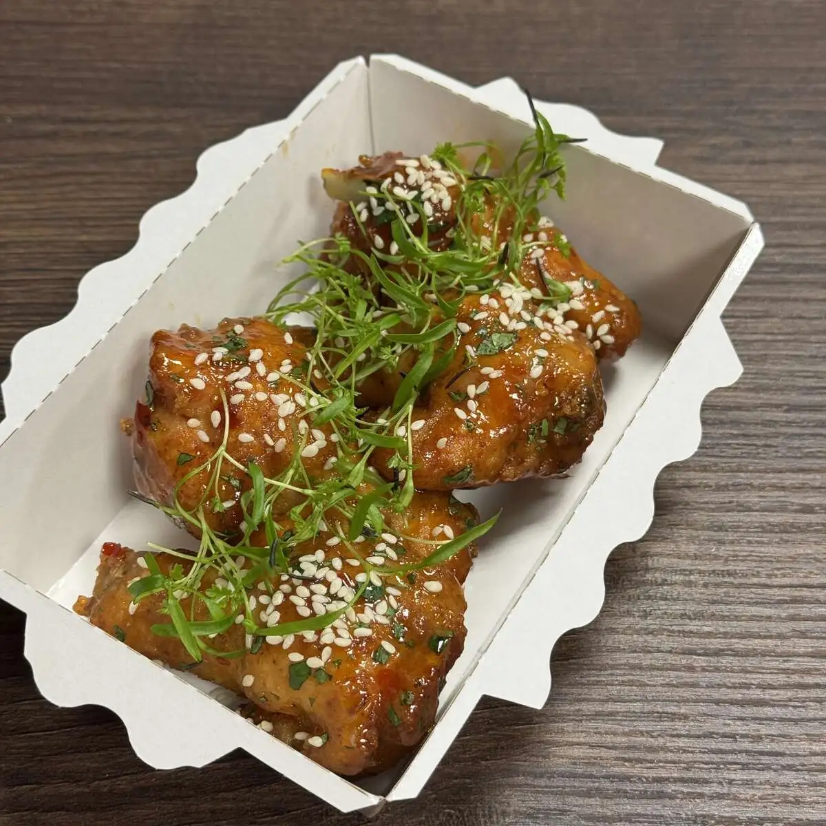 Куриные крылья в азиатском стиле