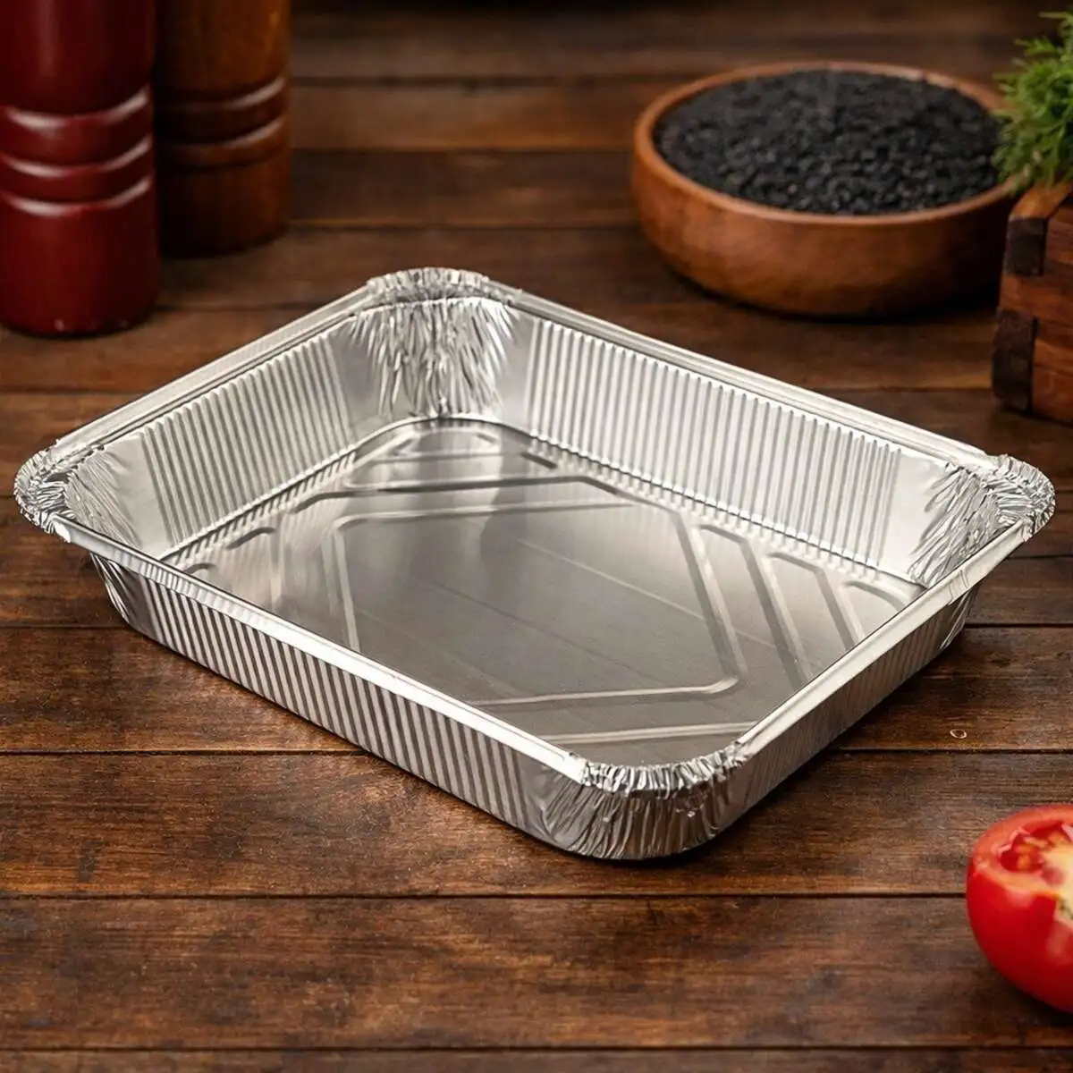 Фольгированная упаковка для плова 2 кг