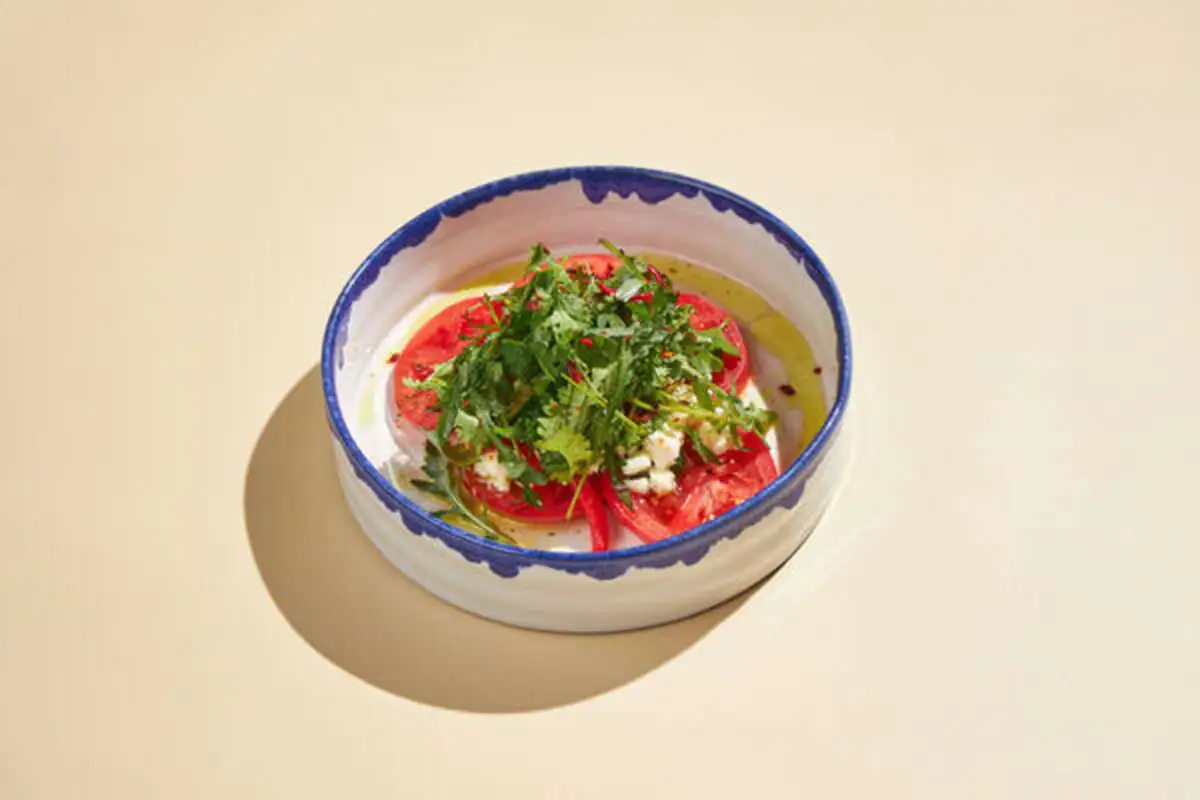 Узбекские томаты с Имеретинским сыром