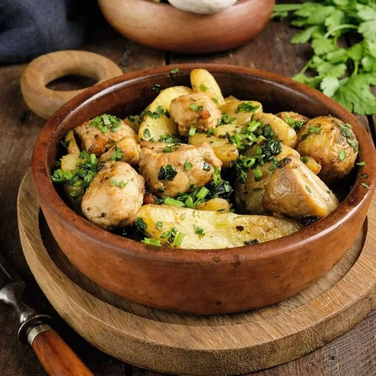 Оджахури с курицей