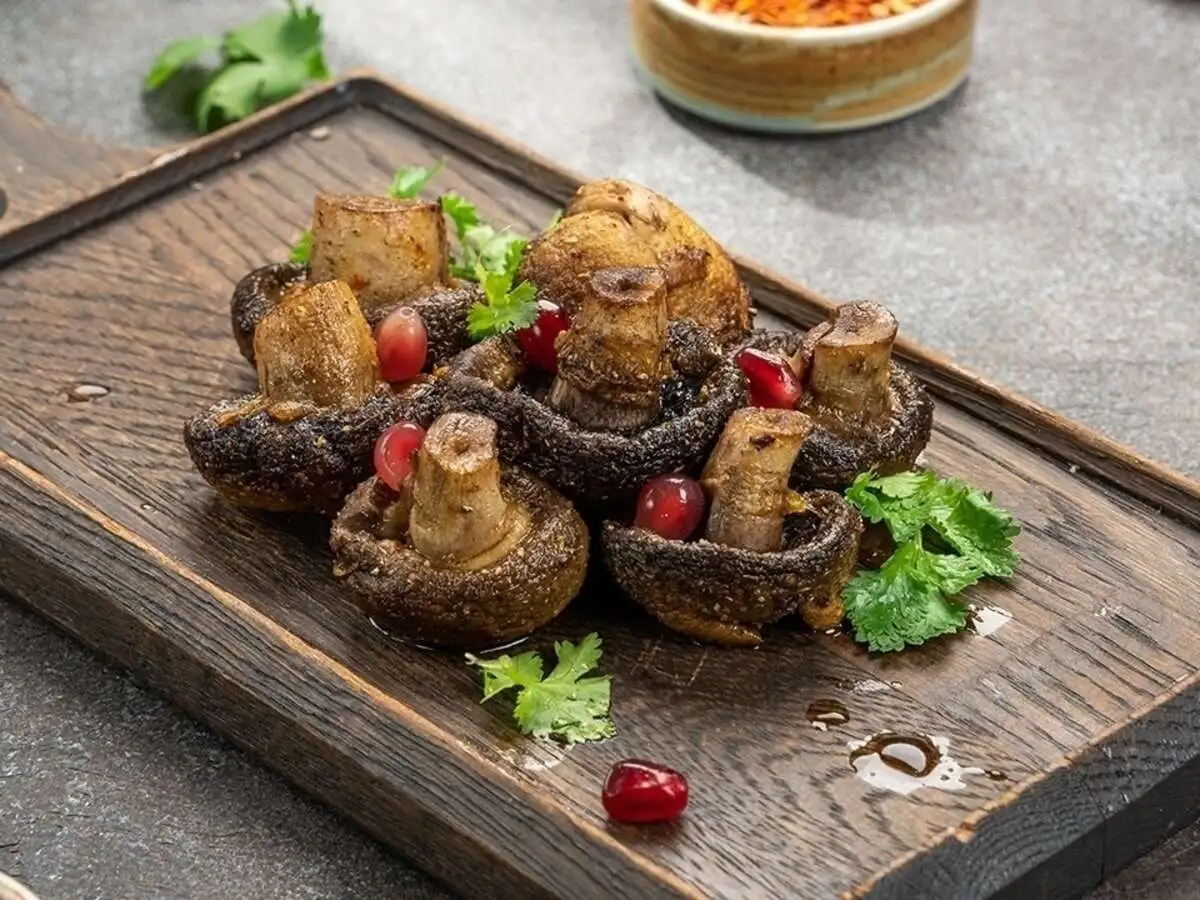 Шампиньоны гриль